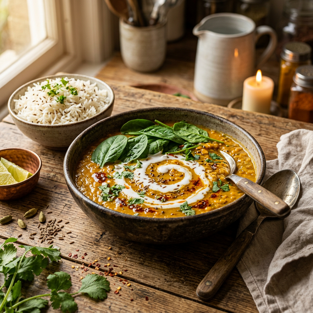 Red Lentil Curry (Vegan)