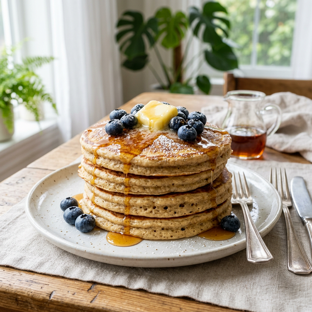 Fluffy Protein Pancakes