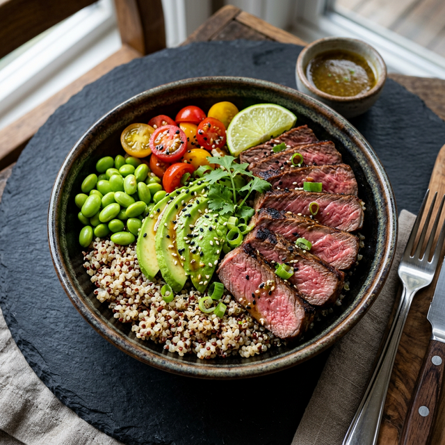 Steak Bowl mit Quinoa